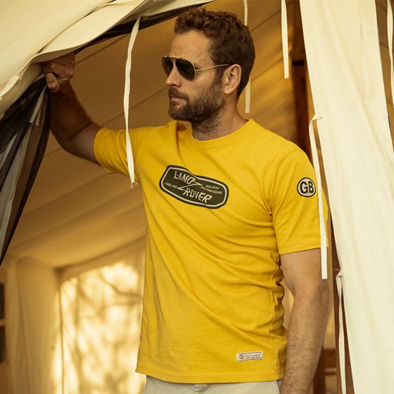 Red Canoe Heritage Trophy T-Shirt - Vintage Yellow