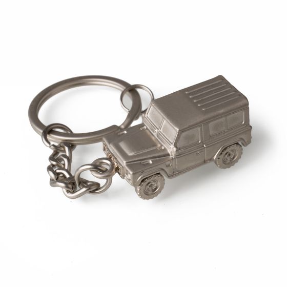 Defender Keyring - Silver