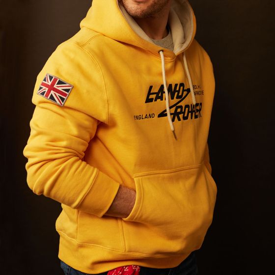 Red Canoe Pullover Hoodie - Yellow